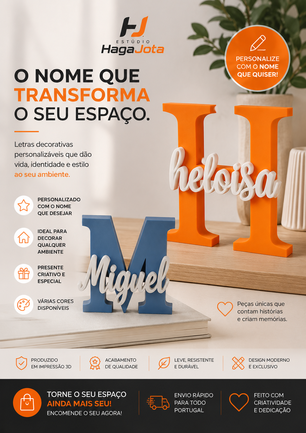 Letreiro Personalizado com Nome