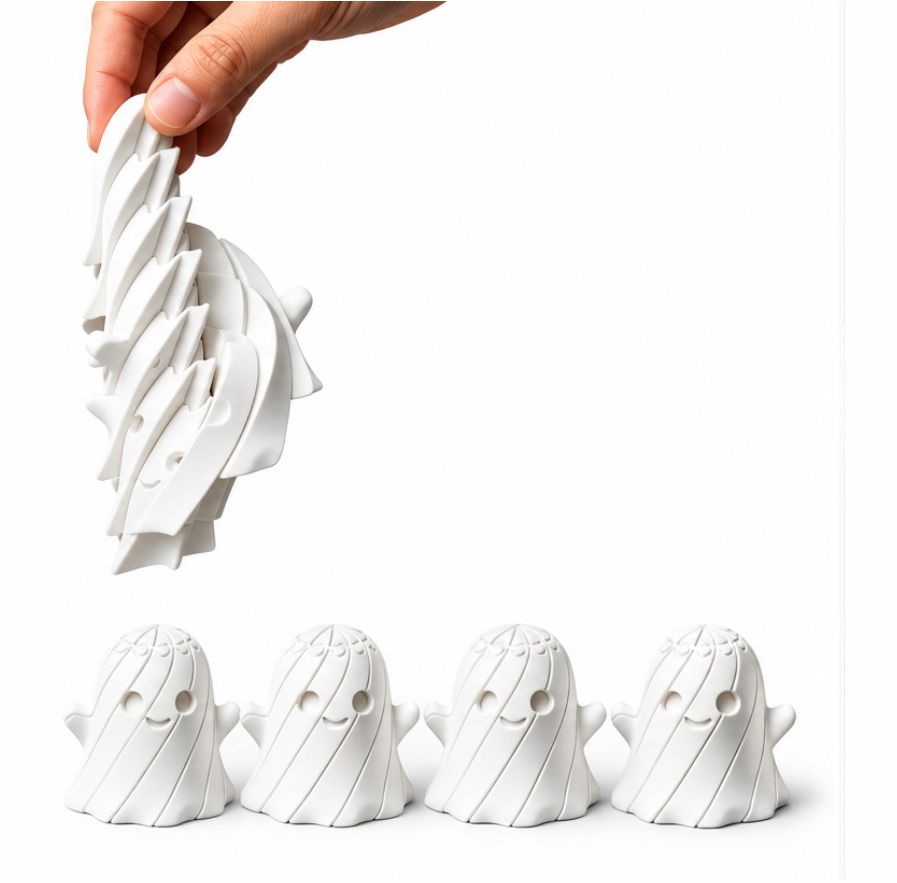 Mini Fantasmas de Halloween – Decoração