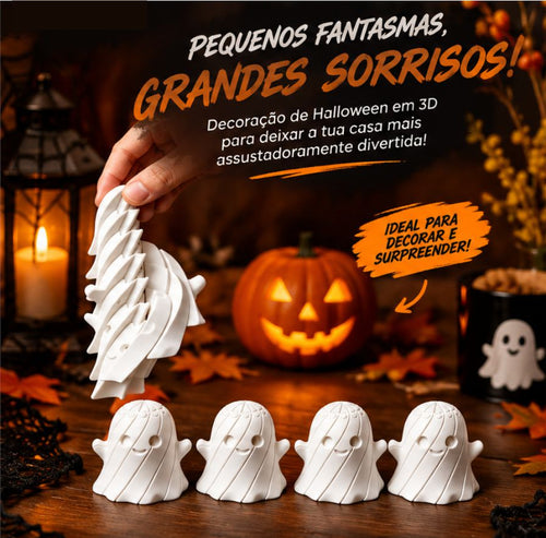 Mini Fantasmas de Halloween – Decoração